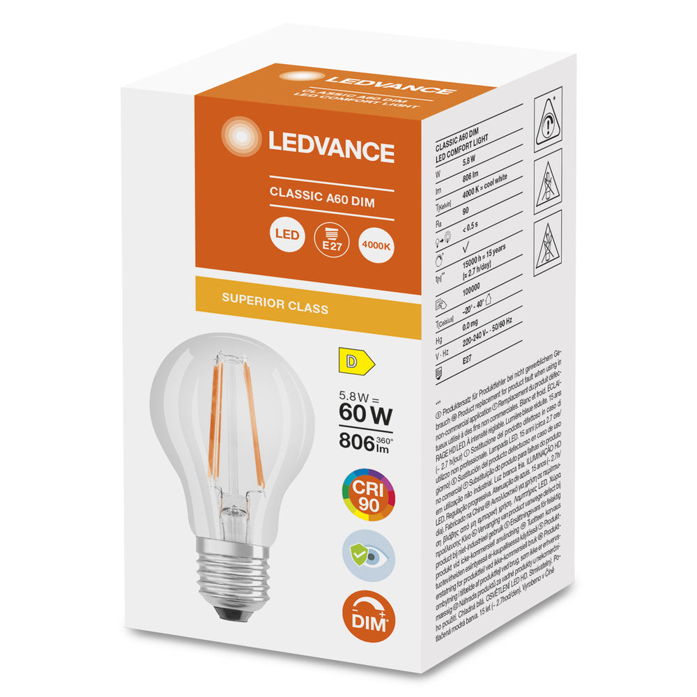 LED stropné svietidlo 5.8W IP20 4000K 300° – stropné LED svietidlo LEDVANCE