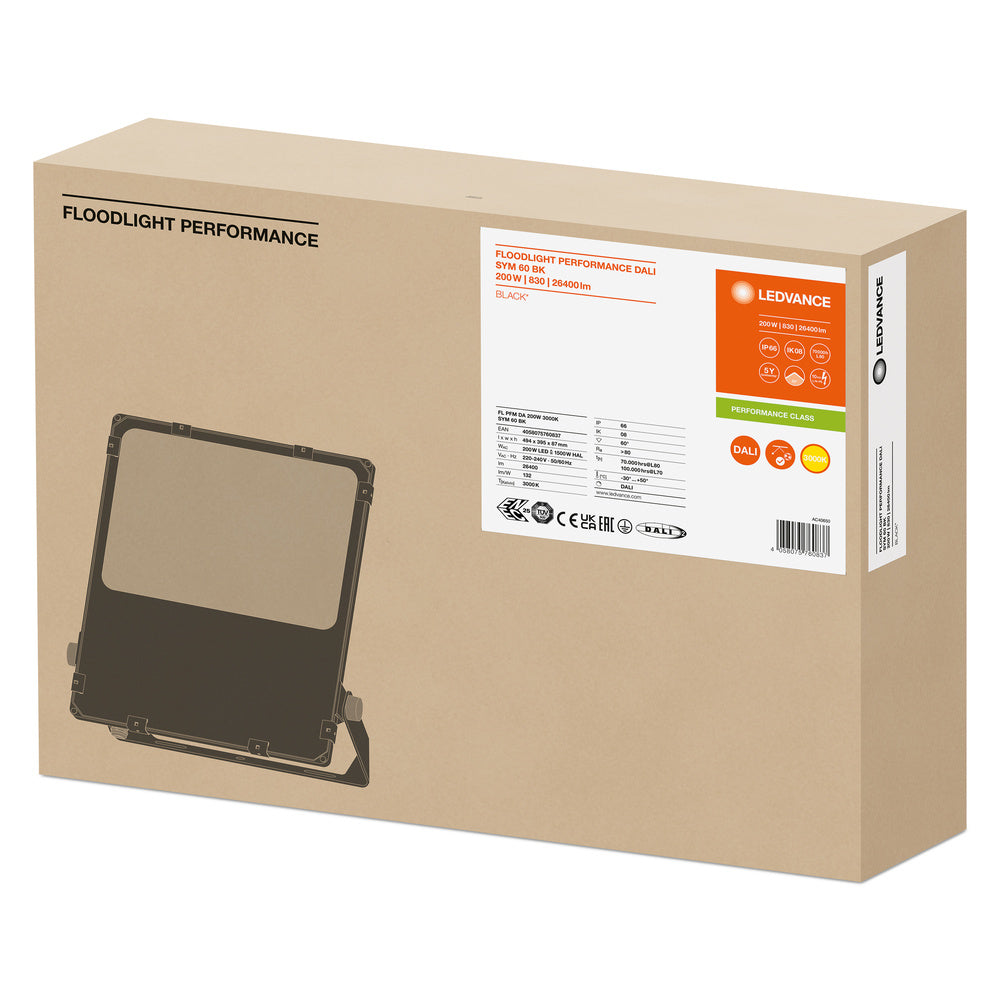 LED reflektor 200W IP66 3000K 60° – vonkajšie LED svietidlo LEDVANCE