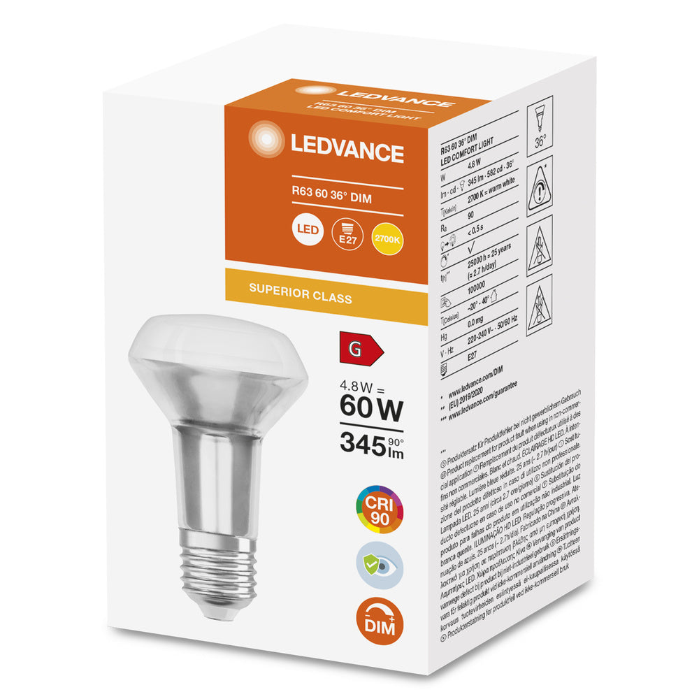 LED stropné svietidlo 4.8W IP20 2700K 36° – stropné LED svietidlo LEDVANCE