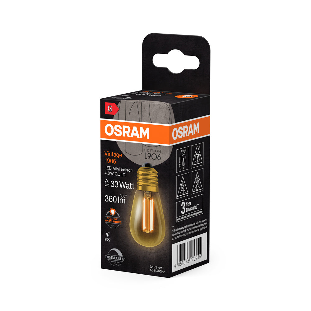 LED stropné svietidlo 4.8W IP20 2200K 320° – stropné LED svietidlo OSRAM