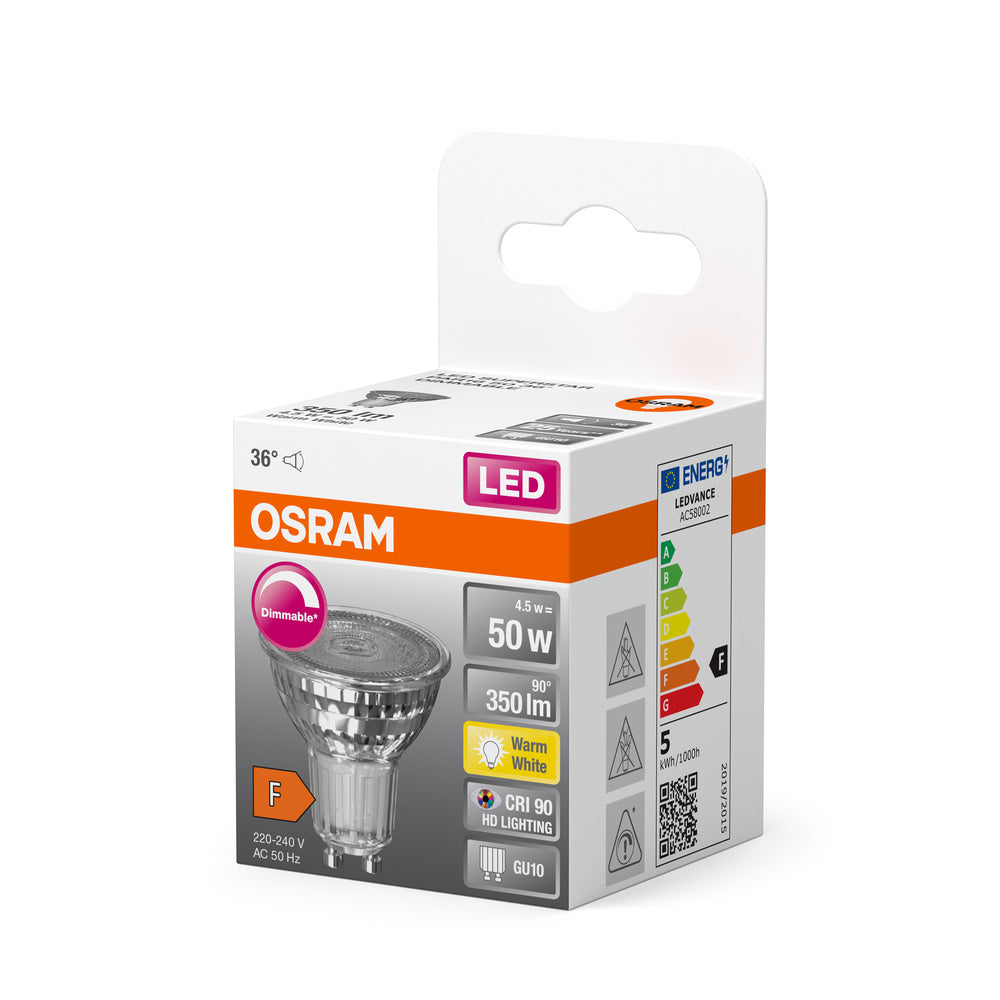 LED downlight 4.5W IP20 2700K 36° – zápustné LED svietidlo OSRAM