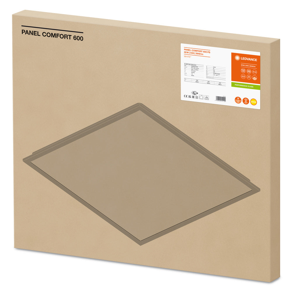 LED panel 28W IP40 3000K 110° – LED stropný panel LEDVANCE