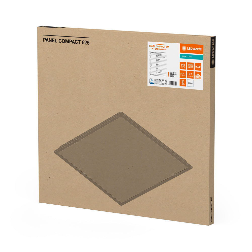 LED panel 33W IP40 4000K 120° – LED stropný panel LEDVANCE