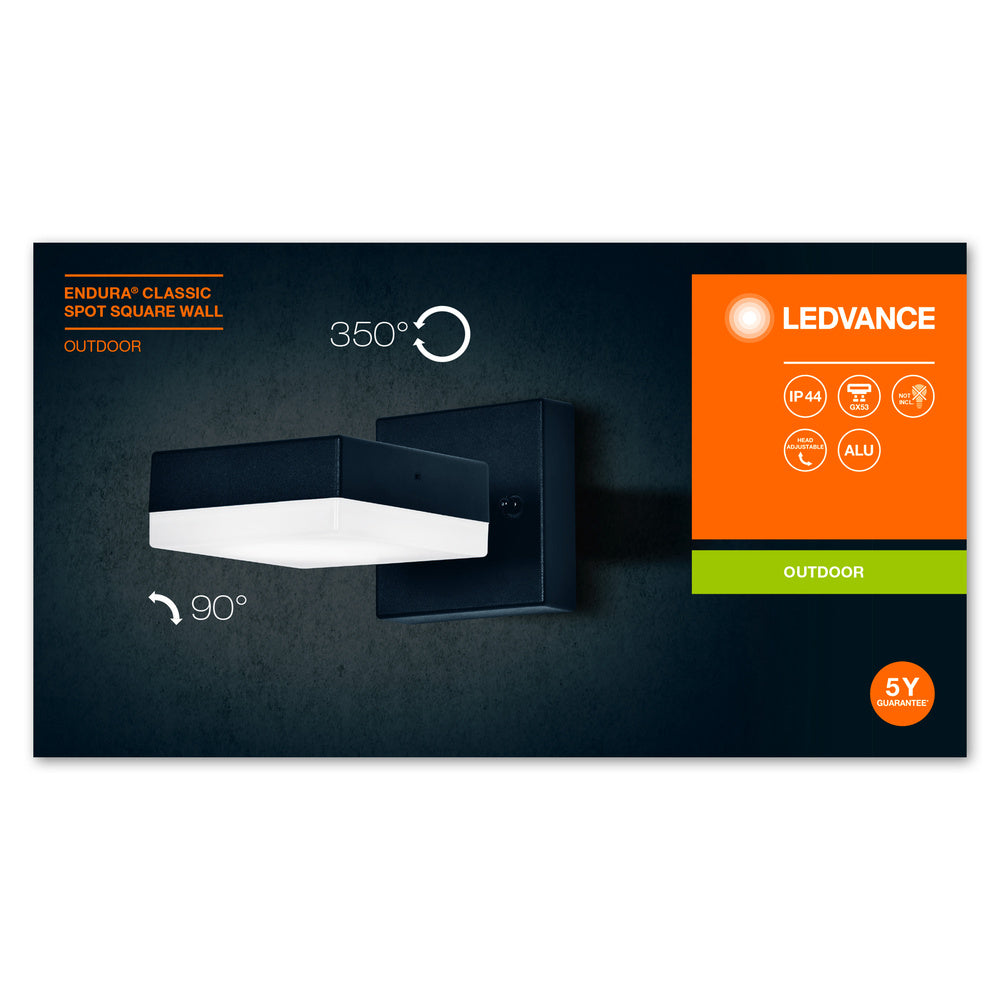 LED nástenné svietidlo IP44 – nástenné LED svietidlo LEDVANCE
