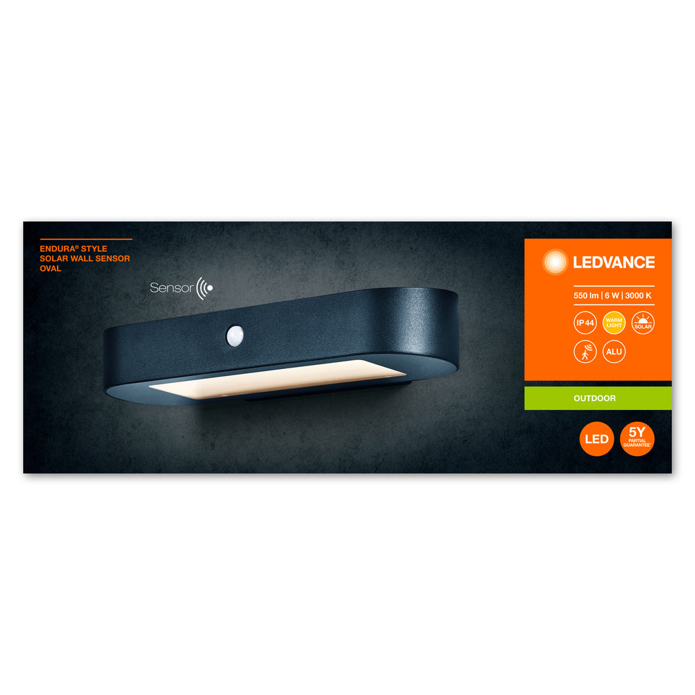 LED nástenné svietidlo 6W IP44 3000K 120° – nástenné LED svietidlo LEDVANCE