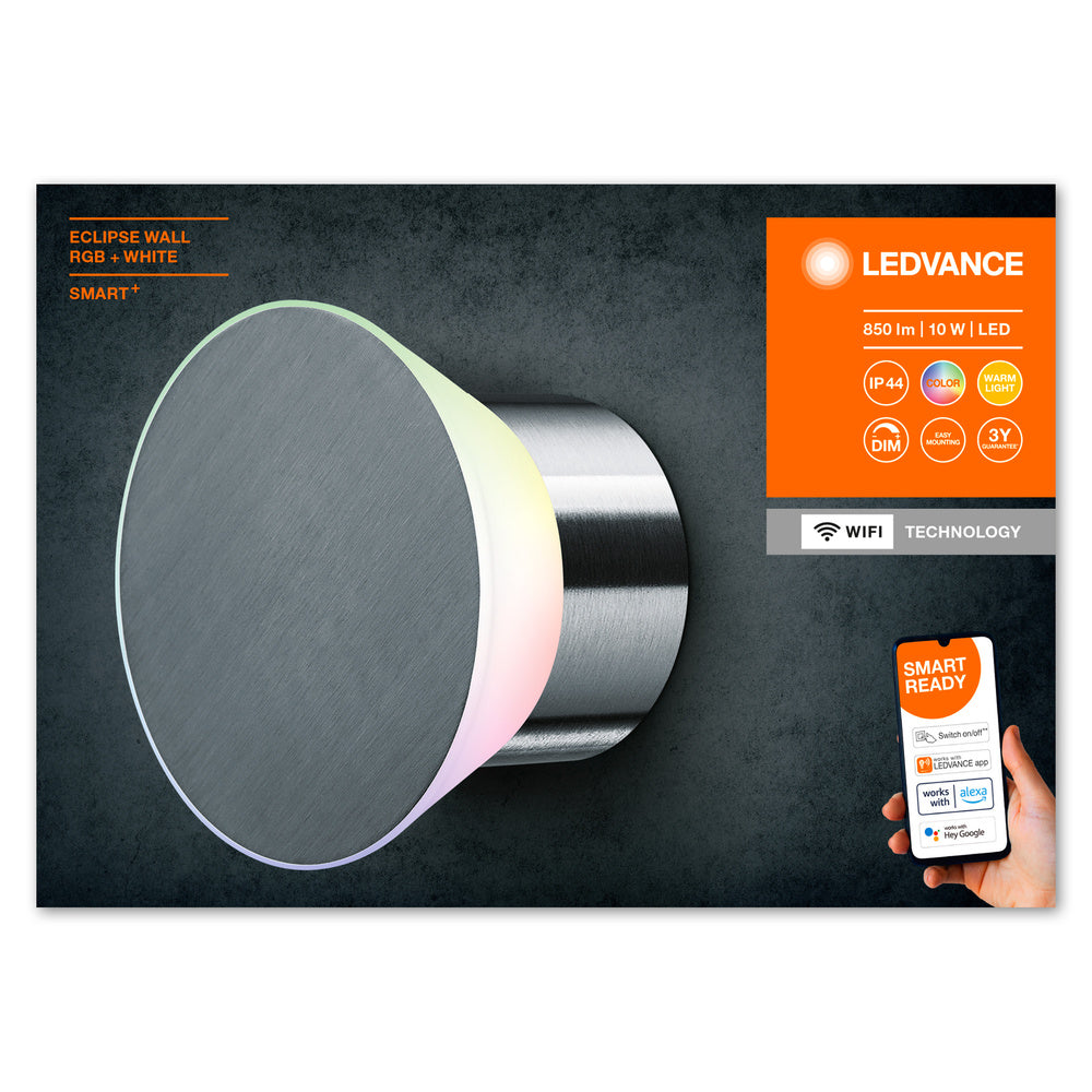 LED nástenné svietidlo 10W IP44 3000K 330° – nástenné LED svietidlo LEDVANCE