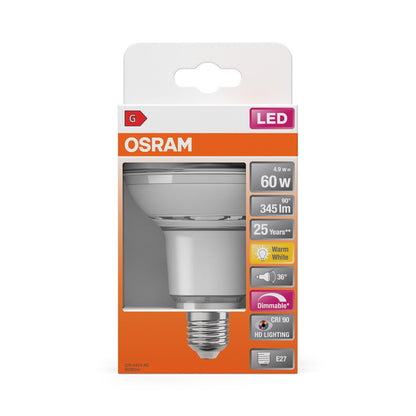 LED stropné svietidlo 4.9W IP20 2700K 36° – stropné LED svietidlo OSRAM