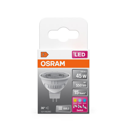 LED stropné svietidlo 5.6W IP20 2700K 36° – stropné LED svietidlo OSRAM