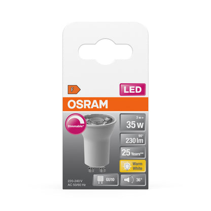 LED downlight 3W IP20 2700K 36° – zápustné LED svietidlo OSRAM