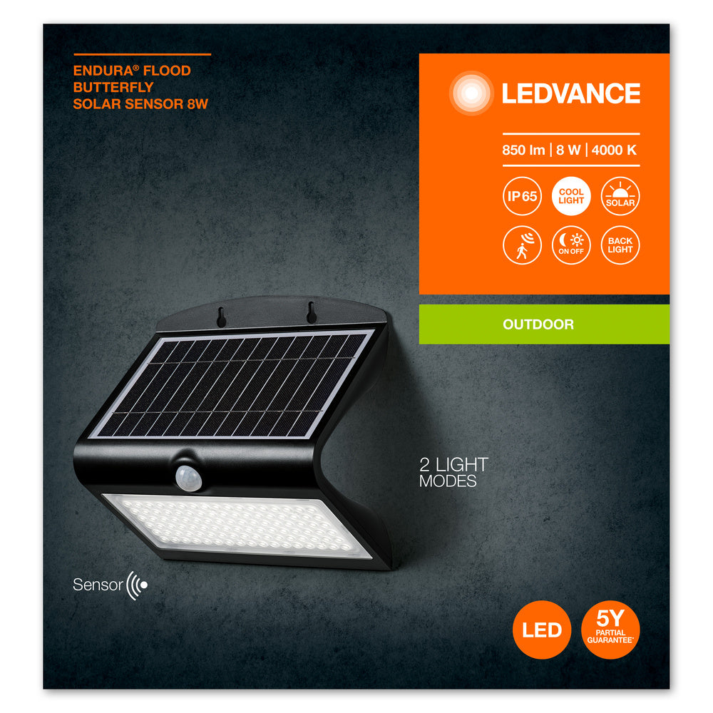 LED reflektor 8W IP65 4000K 90° – vonkajšie LED svietidlo LEDVANCE