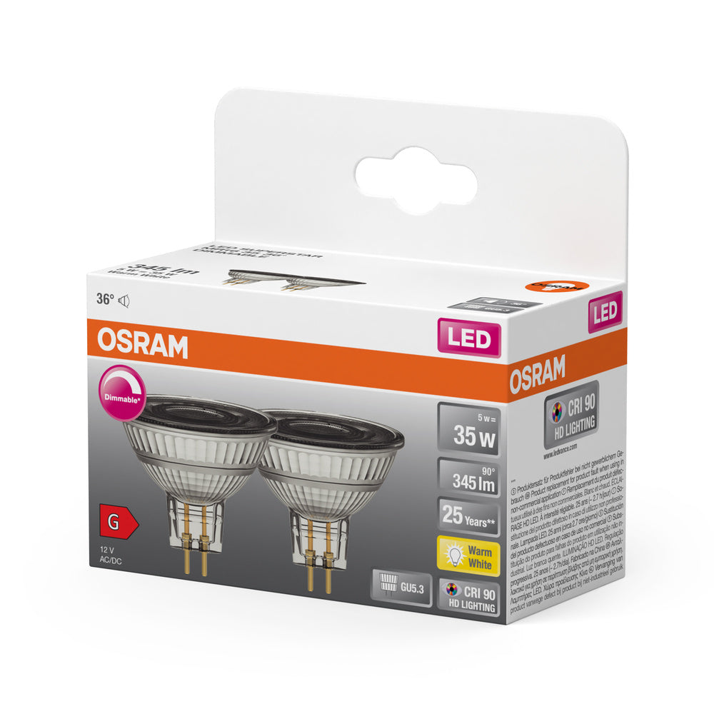 LED stropné svietidlo 5W IP20 2700K 36° – stropné LED svietidlo OSRAM