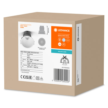 LED stropné svietidlo 10W IP20 4000K 30° – stropné LED svietidlo LEDVANCE
