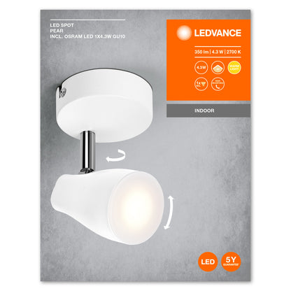 LED downlight 4.30W IP20 2700K 36° – zápustné LED svietidlo LEDVANCE