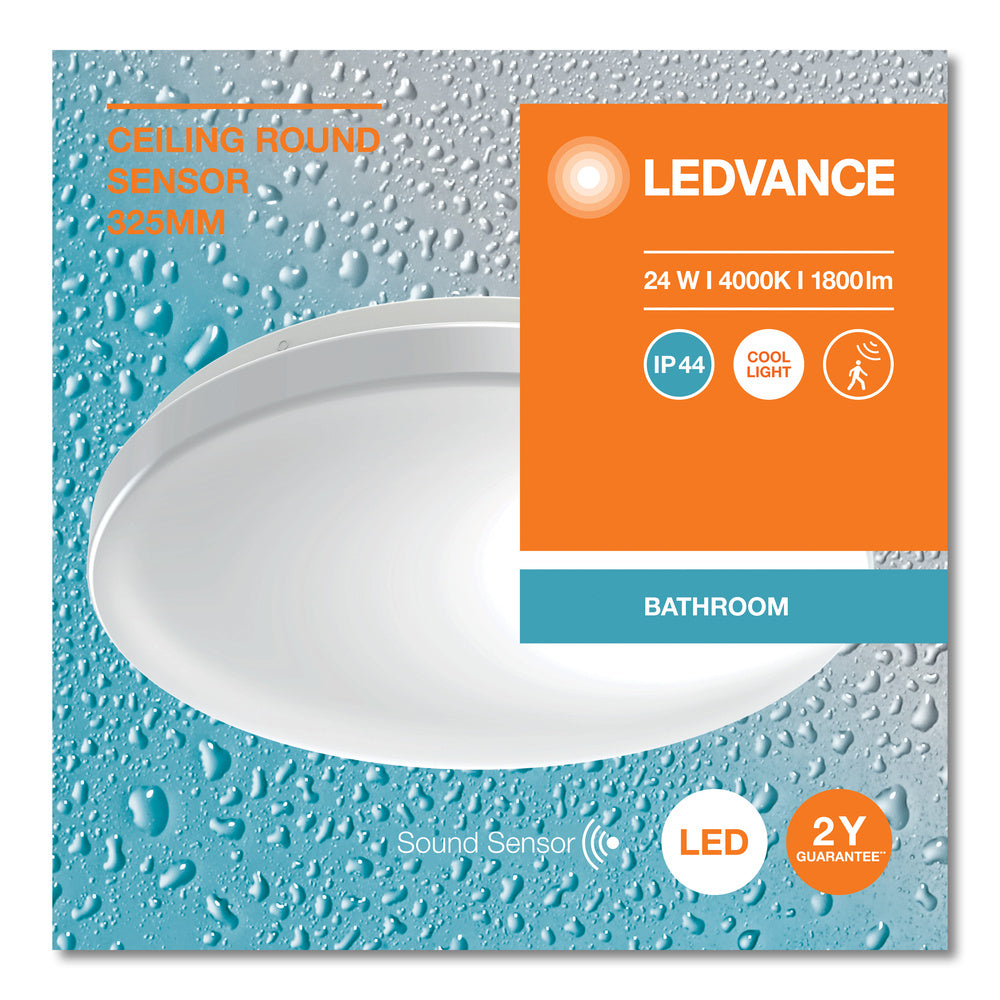 LED stropné svietidlo 24W IP44 4000K 120° – stropné LED svietidlo LEDVANCE