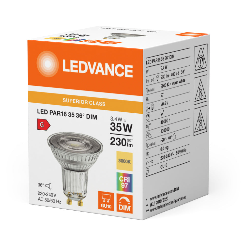 LED downlight 3.4W IP20 3000K 36° – zápustné LED svietidlo LEDVANCE