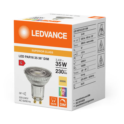 LED downlight 3.4W IP20 3000K 36° – zápustné LED svietidlo LEDVANCE