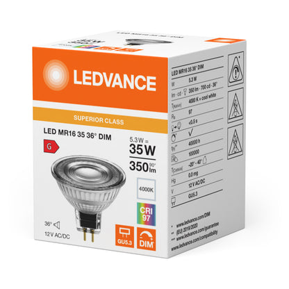 LED stropné svietidlo 5.3W IP20 4000K 36° – stropné LED svietidlo LEDVANCE