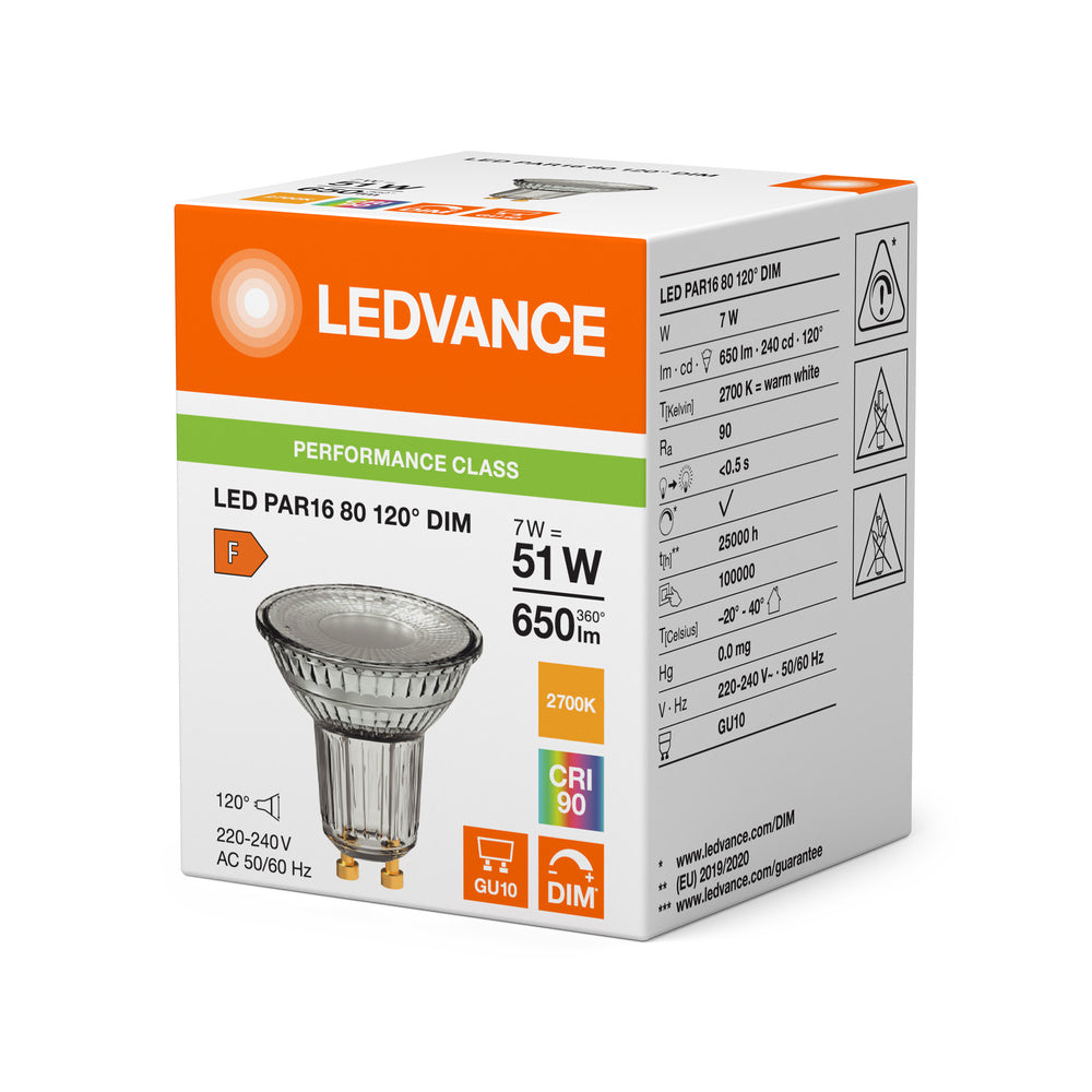LED downlight 7W IP20 2700K 120° – zápustné LED svietidlo LEDVANCE