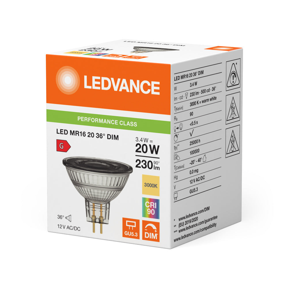 LED stropné svietidlo 3.4W IP20 3000K 36° – stropné LED svietidlo LEDVANCE
