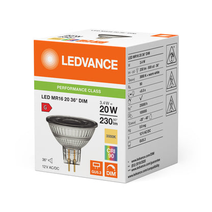 LED stropné svietidlo 3.4W IP20 3000K 36° – stropné LED svietidlo LEDVANCE