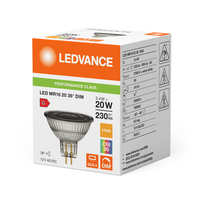 LED stropné svietidlo 3.4W IP20 2700K 36° – stropné LED svietidlo LEDVANCE