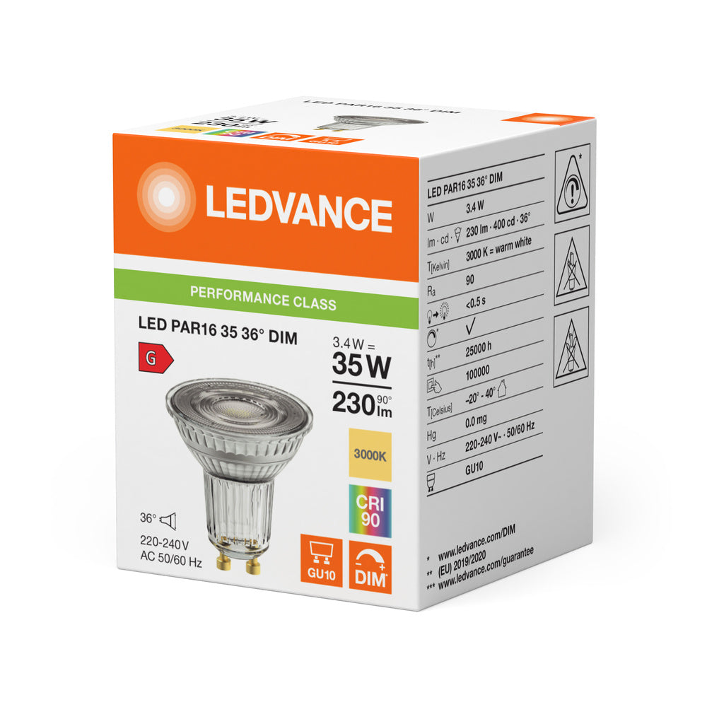 LED downlight 3.4W IP20 3000K 36° – zápustné LED svietidlo LEDVANCE