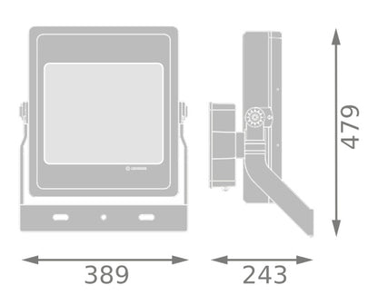 LED reflektor 300W IP66 3000K 12° – vonkajšie LED svietidlo LEDVANCE