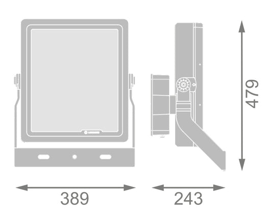 LED reflektor 500W IP66 5700K 110° – vonkajšie LED svietidlo LEDVANCE