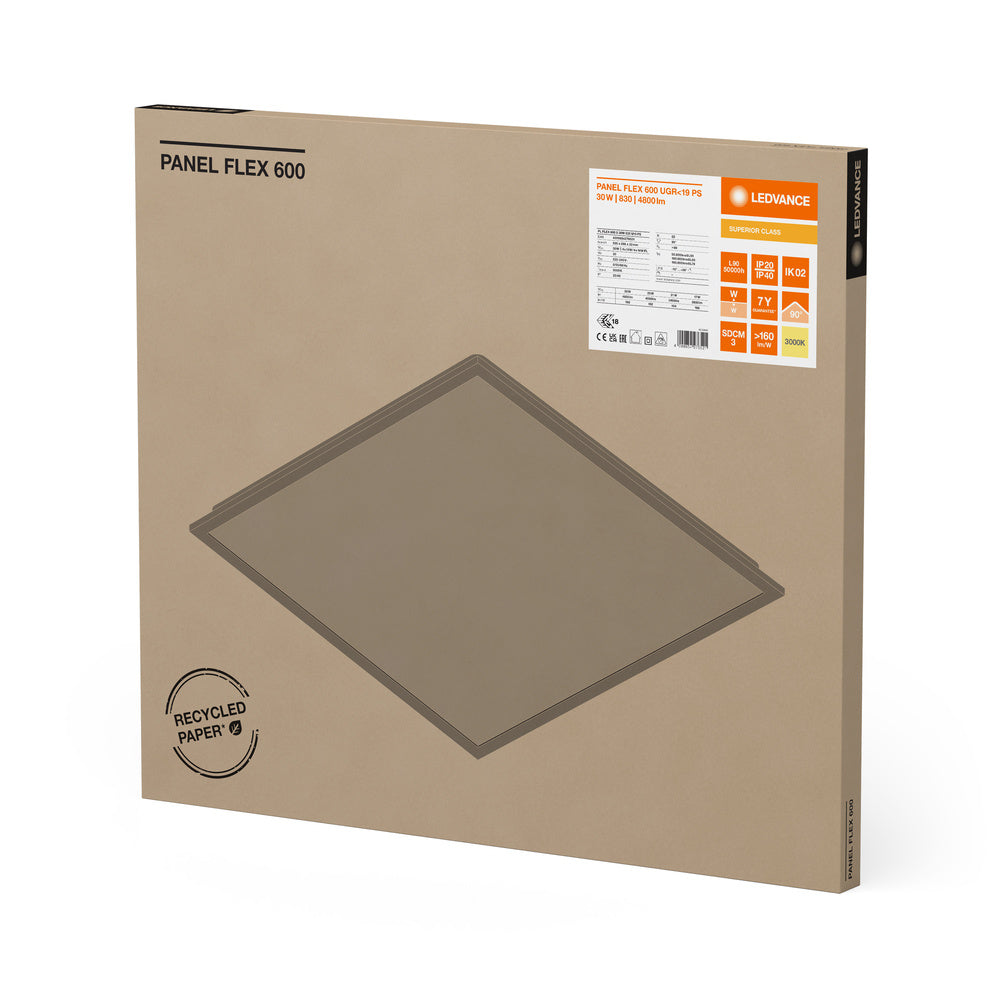 LED panel 30W IP40 3000K 90° – LED stropný panel LEDVANCE