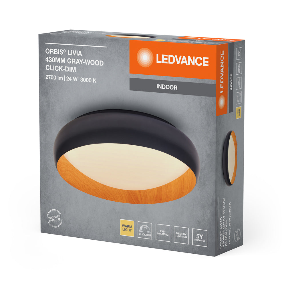 LED stropné svietidlo 24W IP20 3000K 120° – stropné LED svietidlo LEDVANCE