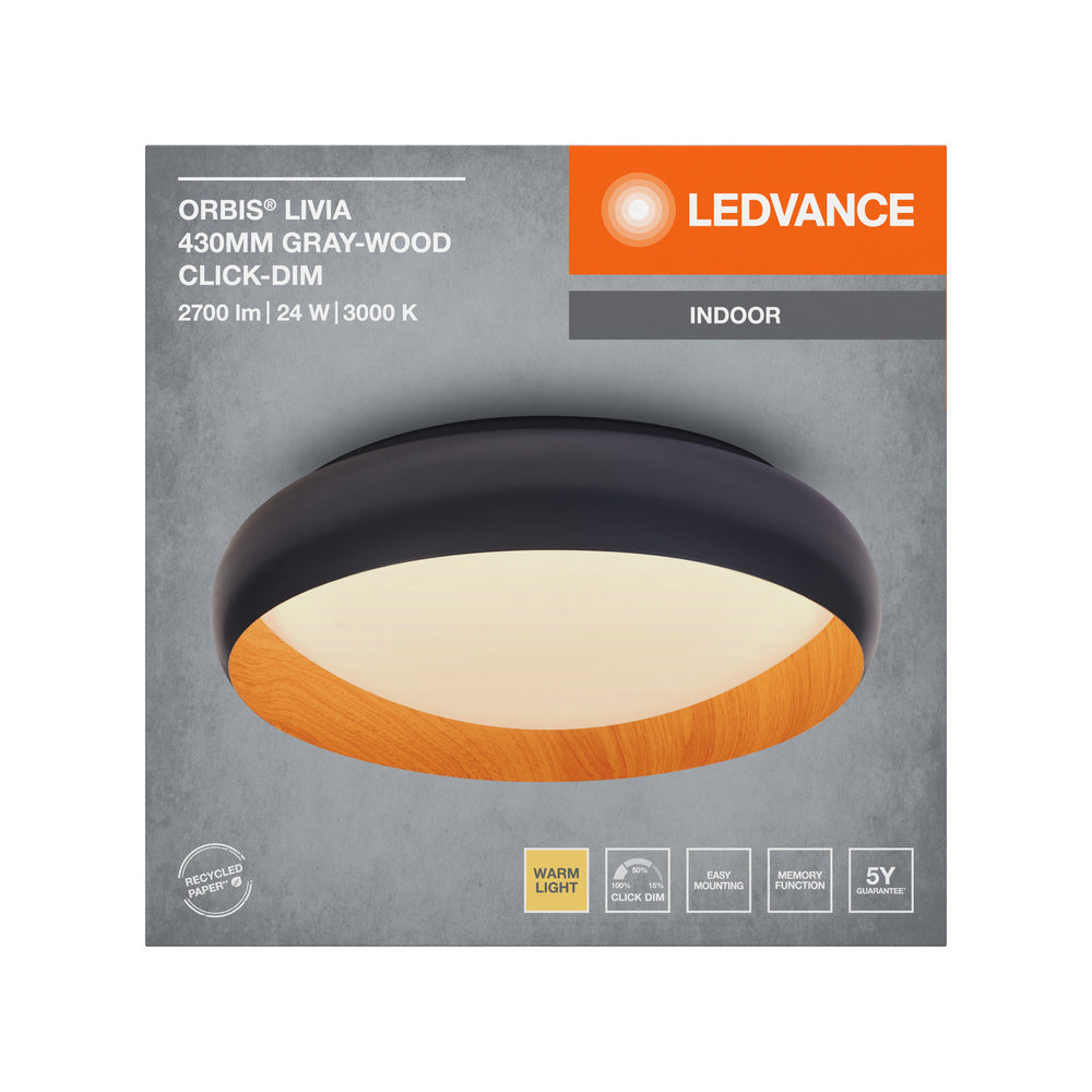 LED stropné svietidlo 24W IP20 3000K 120° – stropné LED svietidlo LEDVANCE