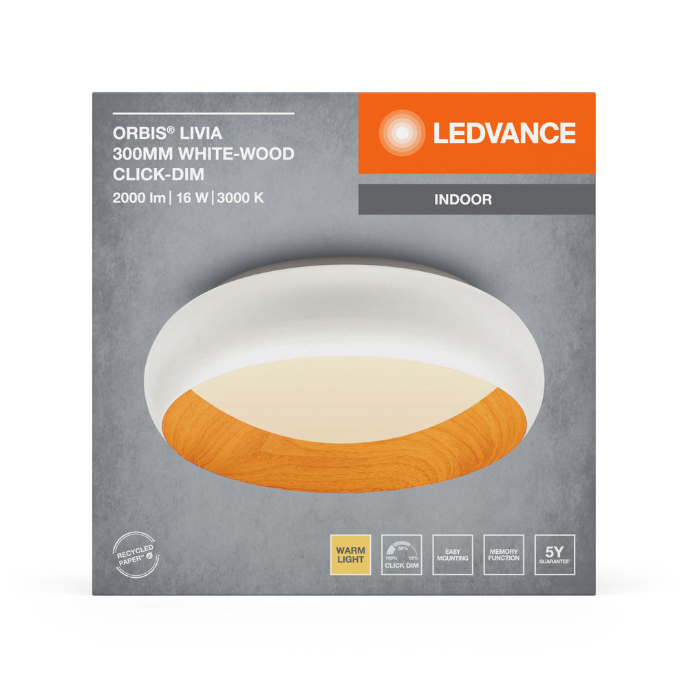 LED stropné svietidlo 16W IP20 3000K 120° – stropné LED svietidlo LEDVANCE
