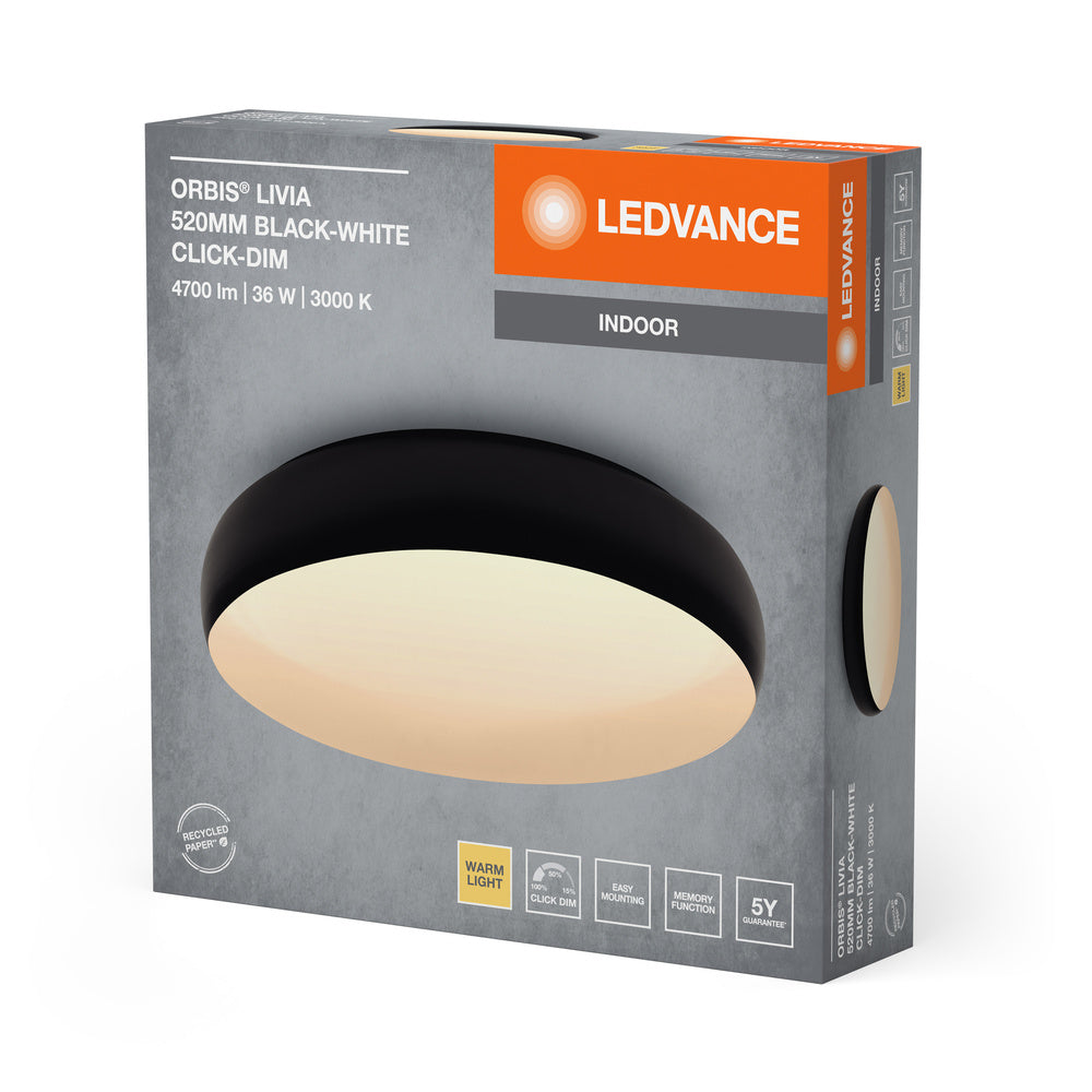 LED stropné svietidlo 36W IP20 3000K 120° – stropné LED svietidlo LEDVANCE