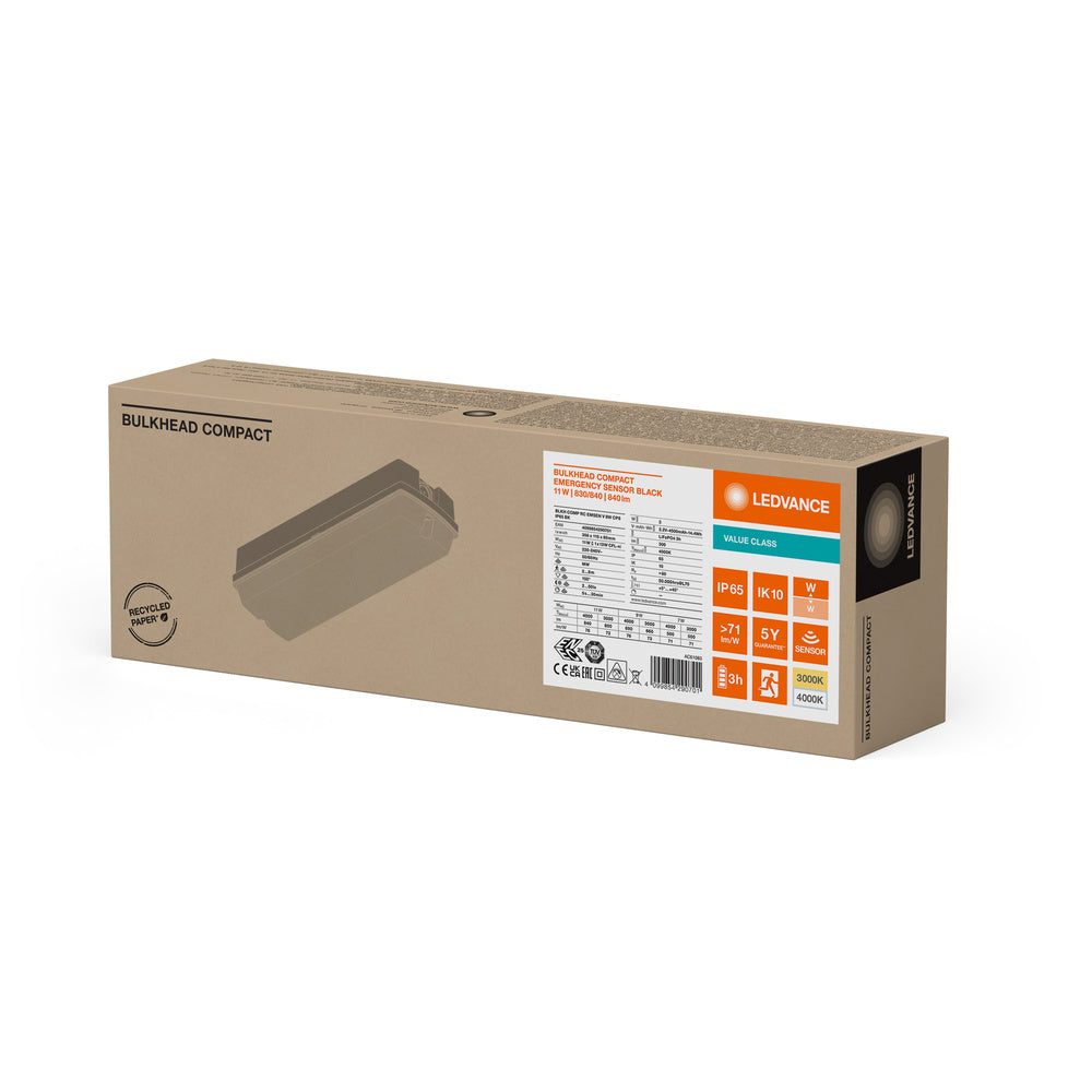 LED nástenné svietidlo 11W IP65 3000K 125° – nástenné LED svietidlo LEDVANCE