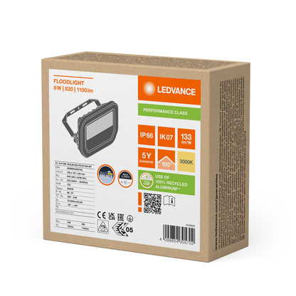 LED reflektor 8W IP66 3000K 100° – vonkajšie LED svietidlo LEDVANCE