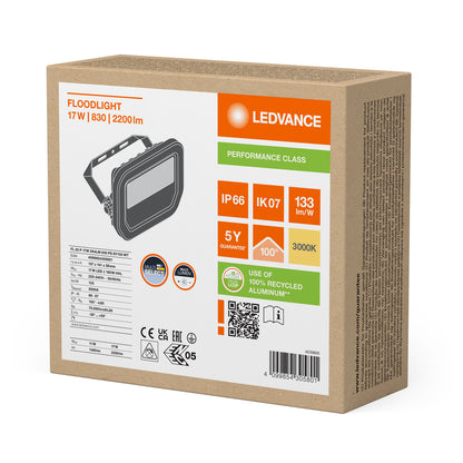 LED reflektor 17W IP66 3000K 100° – vonkajšie LED svietidlo LEDVANCE
