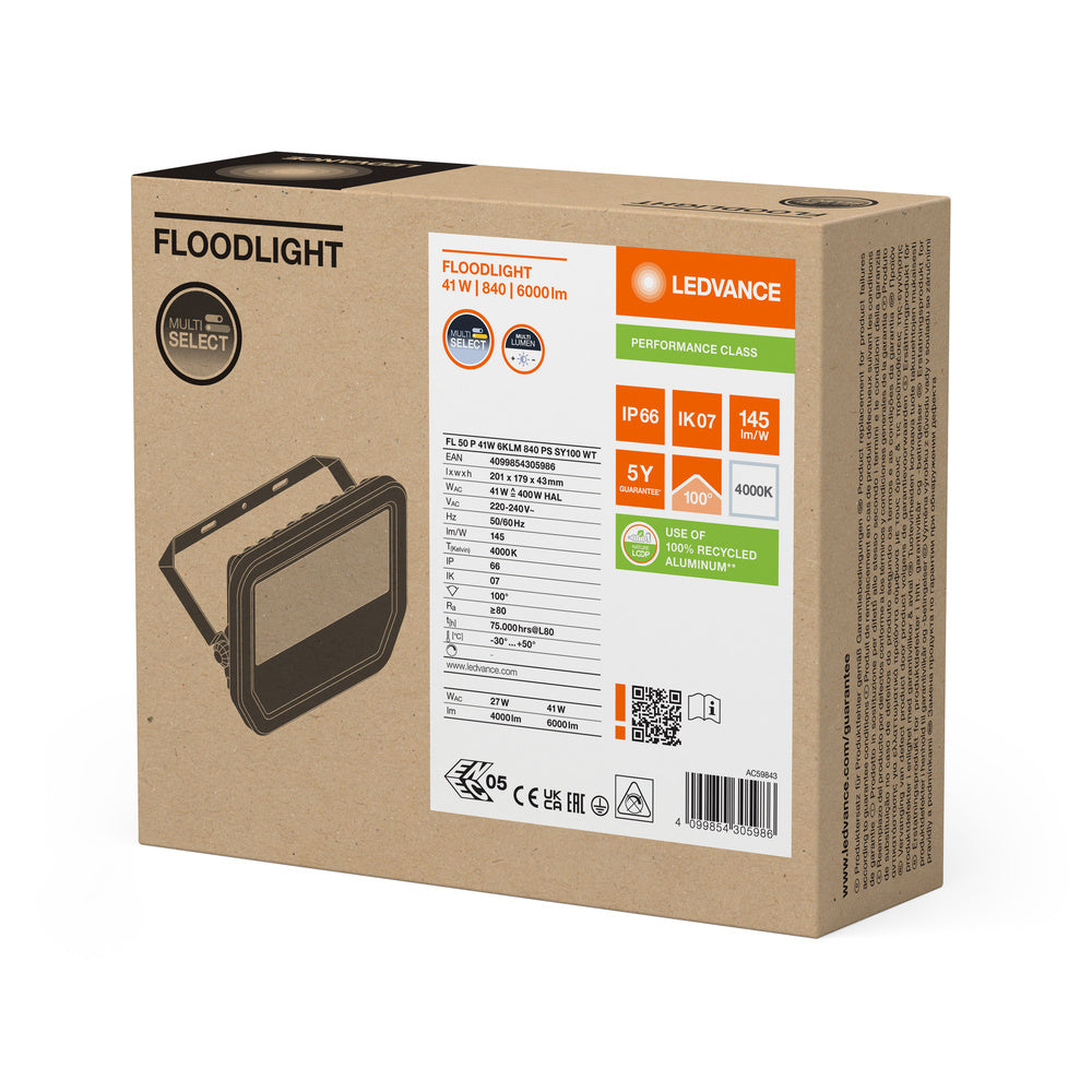 LED reflektor 41W IP66 4000K 100° – vonkajšie LED svietidlo LEDVANCE