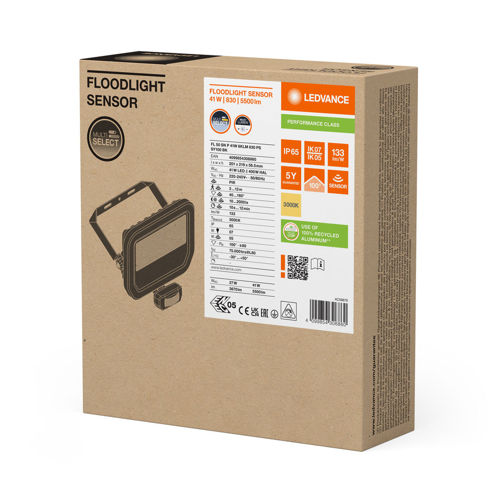 LED reflektor 41W IP65 3000K 100° – vonkajšie LED svietidlo LEDVANCE