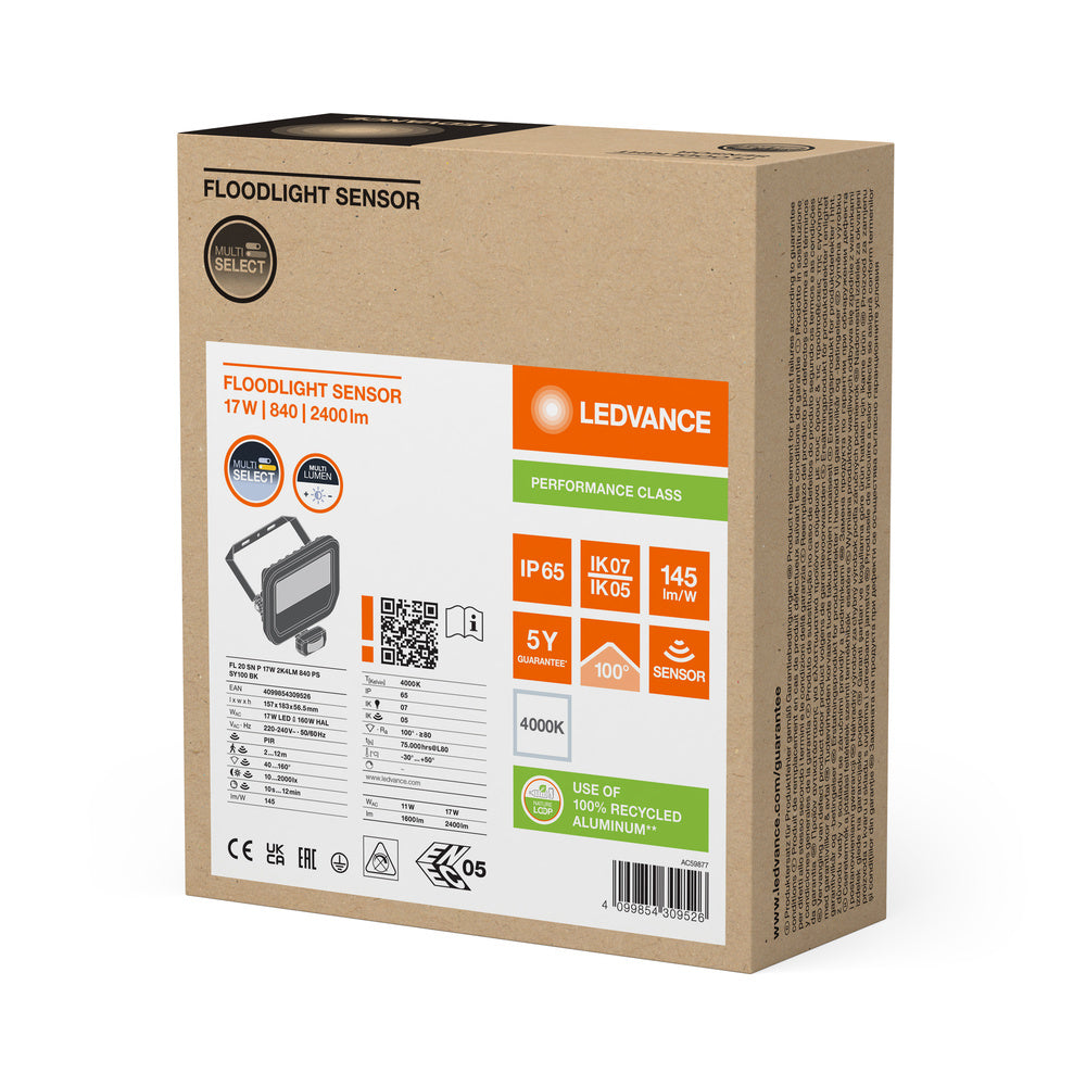 LED reflektor 17W IP65 4000K 100° – vonkajšie LED svietidlo LEDVANCE