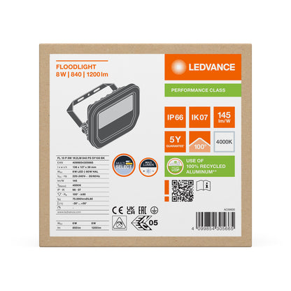 LED reflektor 8W IP66 4000K 100° – vonkajšie LED svietidlo LEDVANCE