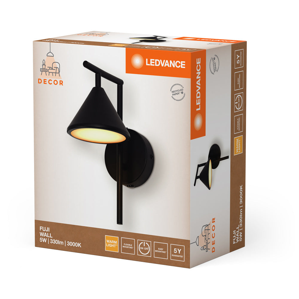 LED nástenné svietidlo 5W IP20 3000K 115° – nástenné LED svietidlo LEDVANCE