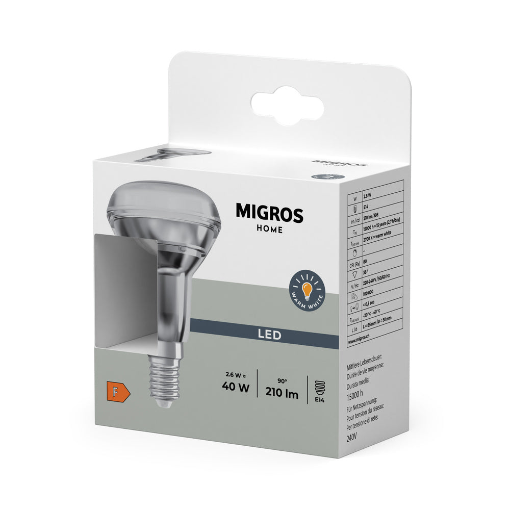 LED stropné svietidlo 2.6W IP20 2700K 36° – stropné LED svietidlo MIGROS
