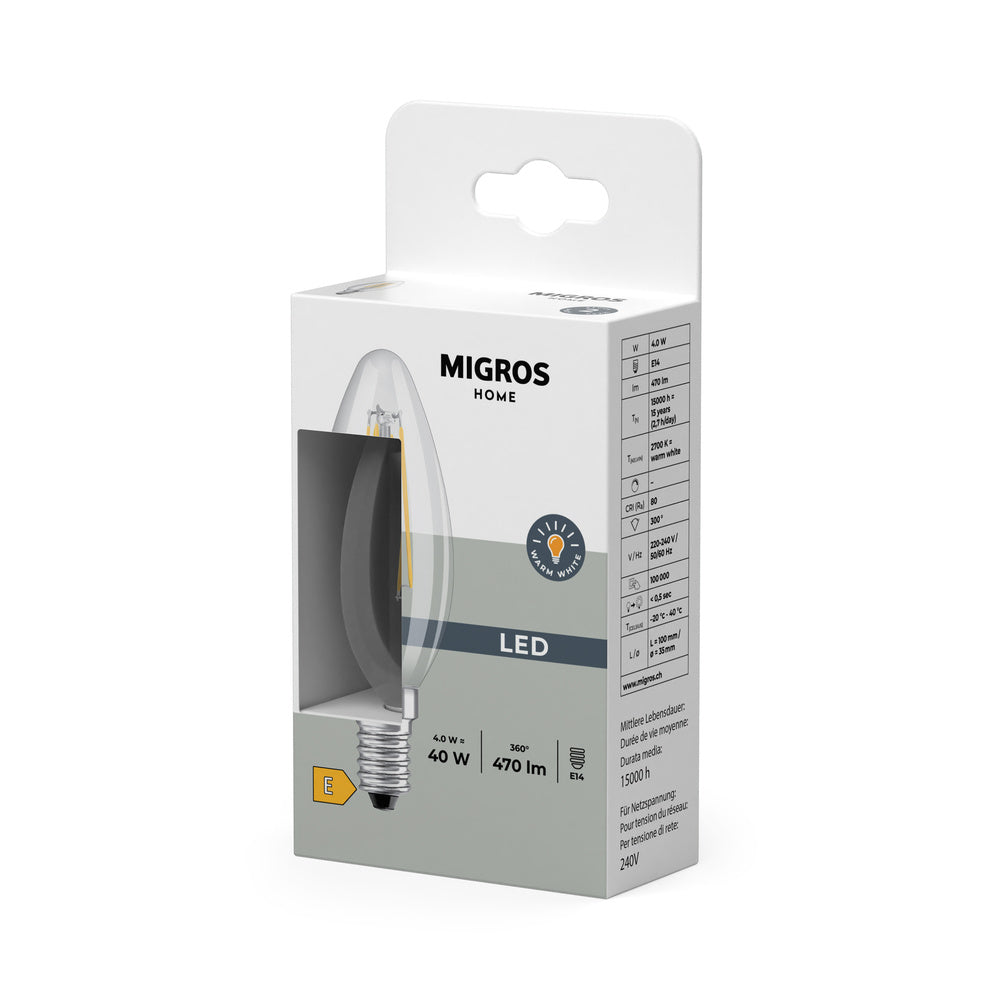 LED stropné svietidlo 4W IP20 2700K 300° – stropné LED svietidlo MIGROS