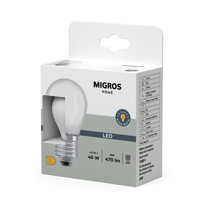 LED stropné svietidlo 4W IP20 2700K 300° – stropné LED svietidlo MIGROS