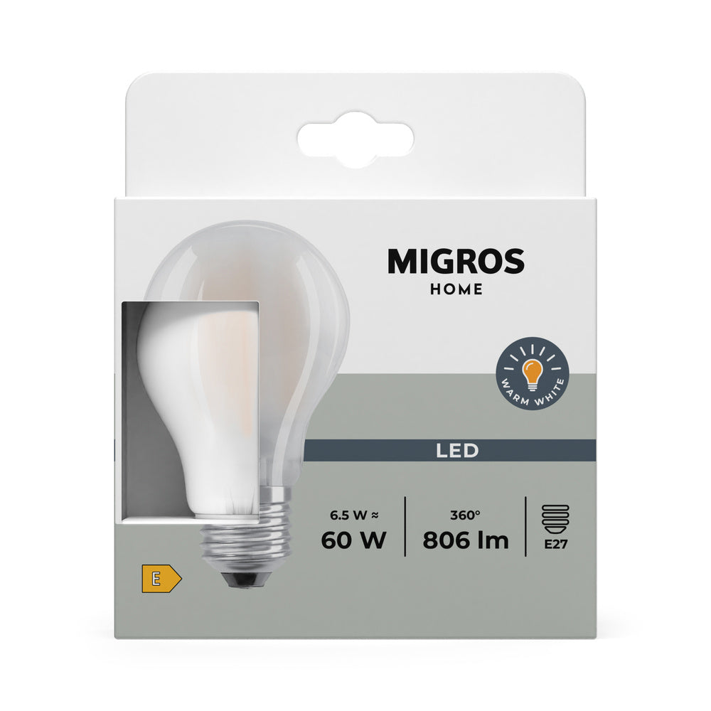 LED stropné svietidlo 6.5W IP20 2700K 300° – stropné LED svietidlo MIGROS