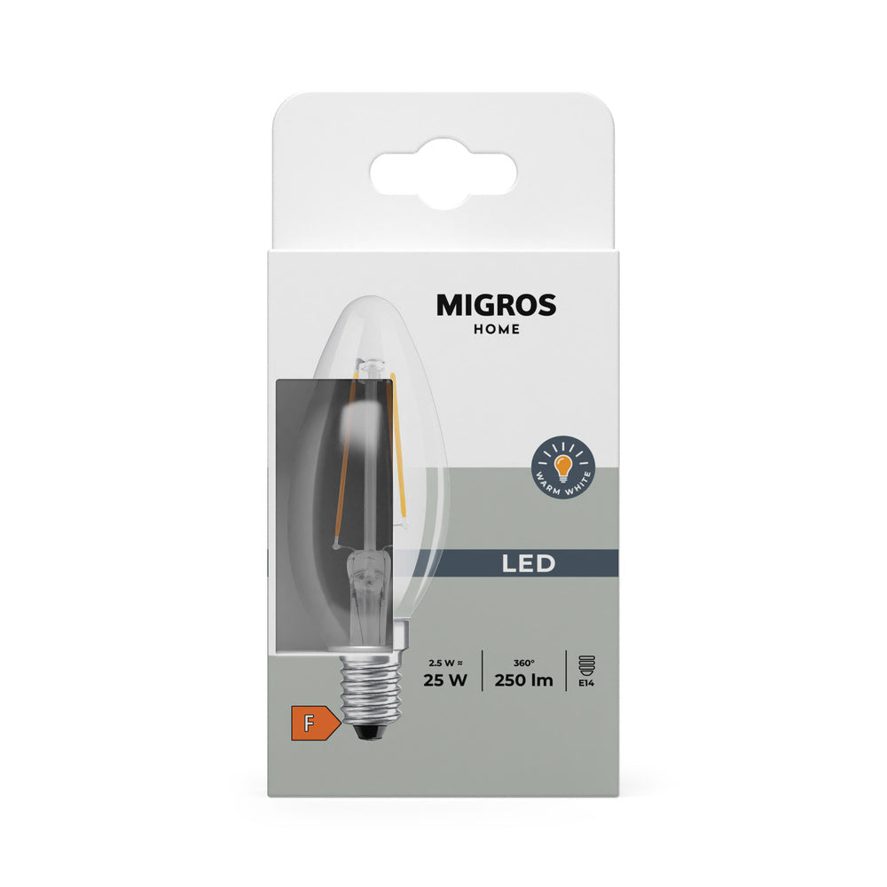 LED stropné svietidlo 2.5W IP20 2700K 300° – stropné LED svietidlo MIGROS