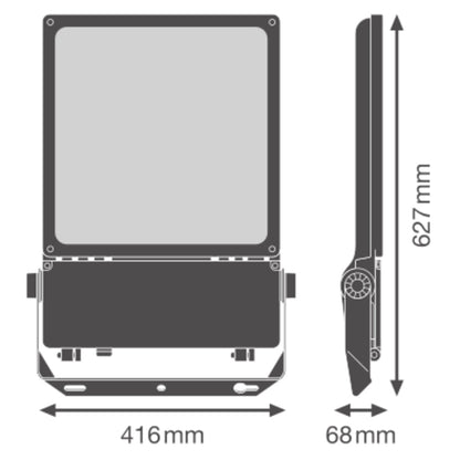 LED reflektor 250W IP66 3000K 60° – vonkajšie LED svietidlo LEDVANCE
