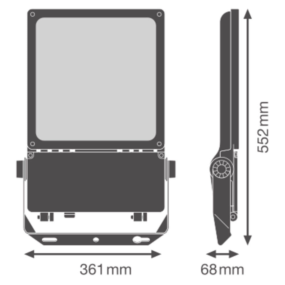 LED reflektor 180W IP66 3000K 30° – vonkajšie LED svietidlo LEDVANCE