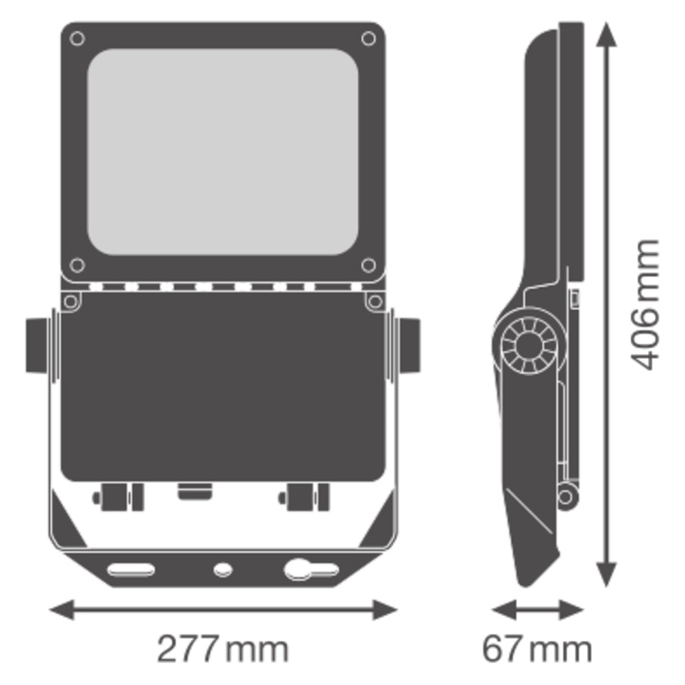 LED reflektor 40W IP66 4000K 45° – vonkajšie LED svietidlo LEDVANCE