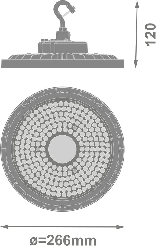 LED High Bay 145W IP66 4000K 60° – priemyselné LED svietidlo LEDVANCE